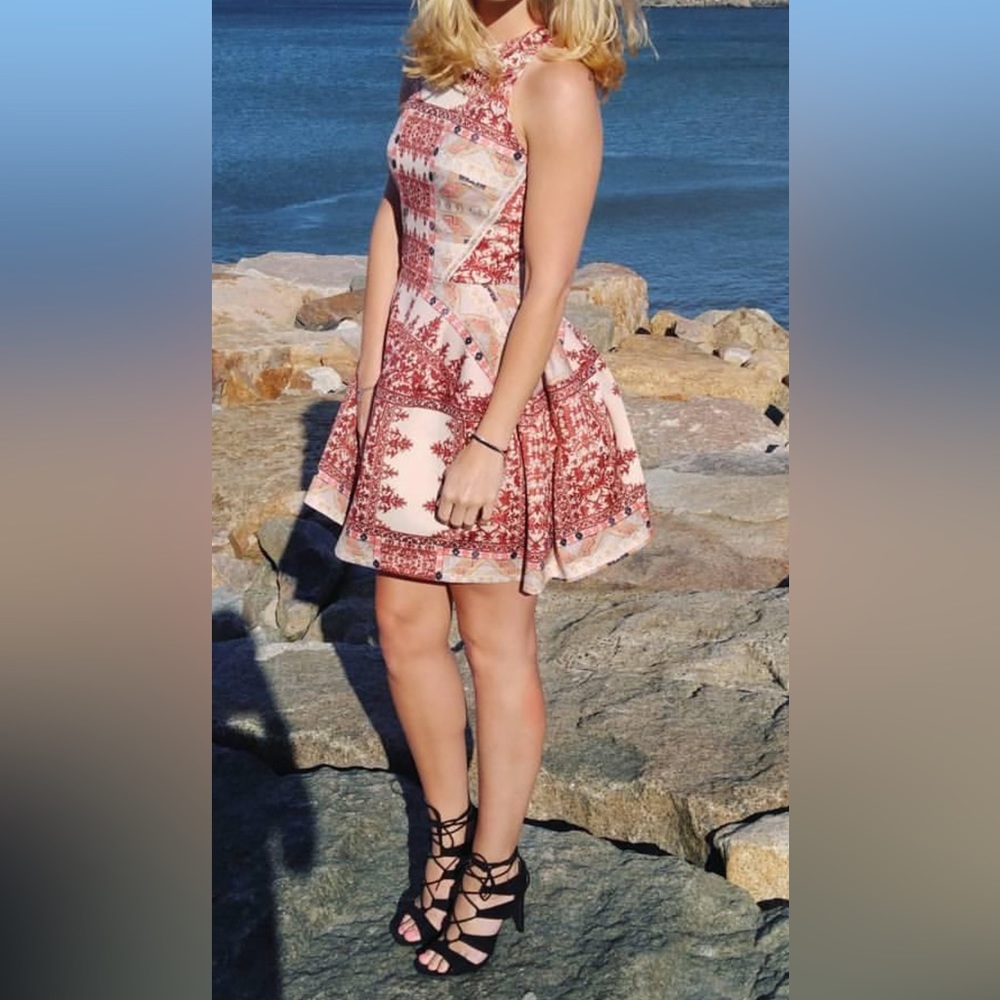 Women’s high neck dress Size XS - Wedding Guest, Party, Floral